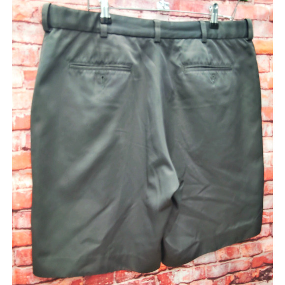 Lyle & Scott Shorts Mens Sz 36 Green Casual Flat Front Regular Fit Slash Pocket - Picture 7 of 8